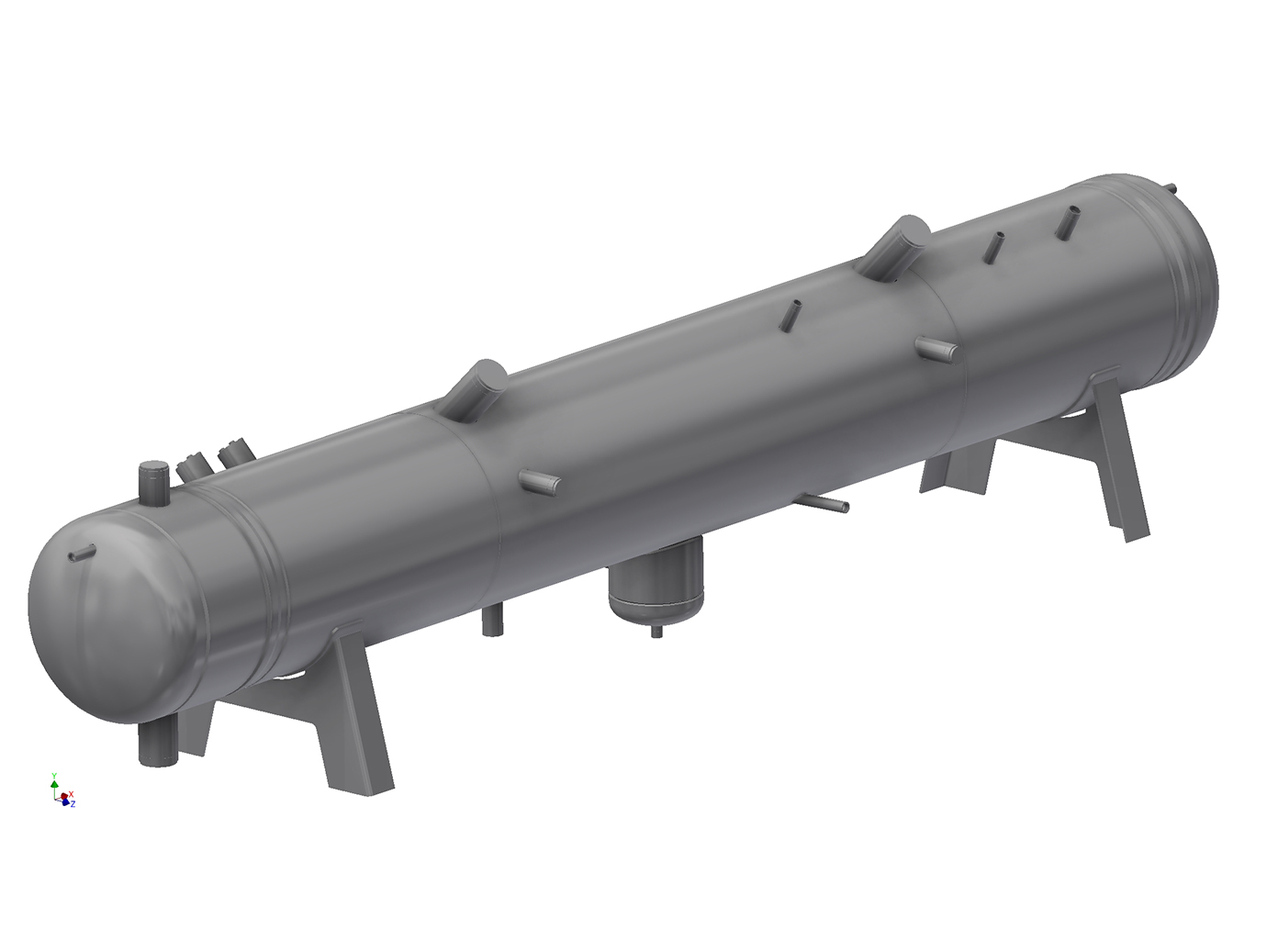 Sabroe cascade heat exchanger